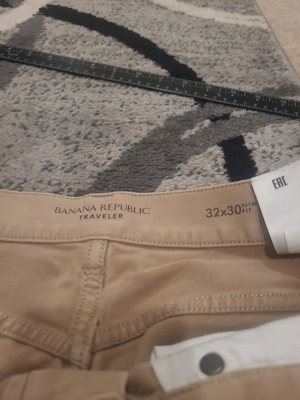 Banana Republic Jeans Mens 32x30 Brown Travel Slim Fit Stretch Denim Pants